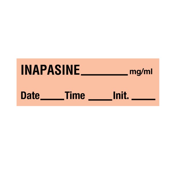 Tape, Inapsine 1/2" x 500" Salmon w/Black